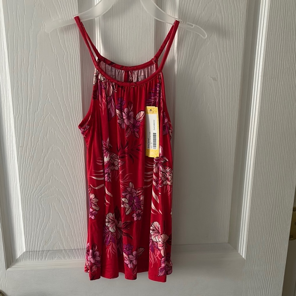 Bixby Nomad Red Floral Top